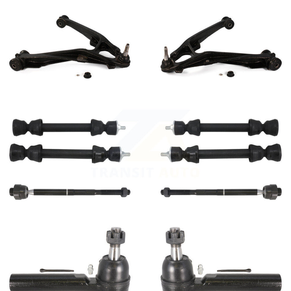 Front Lower Control Arm Ball Joint Inner & Outer Tie Rod End Link Kit (8Pc) For Chevrolet KTR-105560