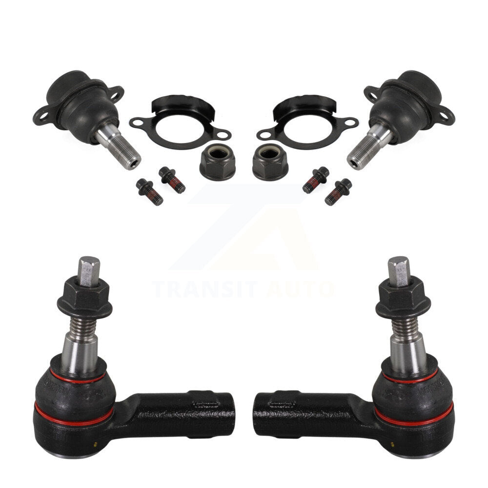 Front Lower Ball Joint Outer Tie Rod End Kit For Ford Transit-250 Transit-150 Transit-350 KTR-105571