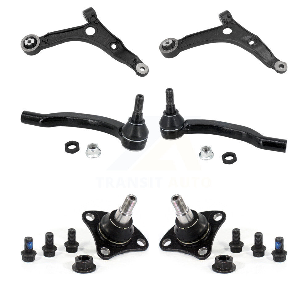 Front Lower Control Arm Tie Rod End Ball Joint Kit (6Pc) For Ram ProMaster 2500 EV KTR-105576