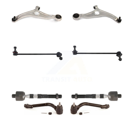 Front Lower Control Arm Ball Joint Assembly Tie Rod End Link Kit (8Pc) For Hyundai Sonata KTR-105586