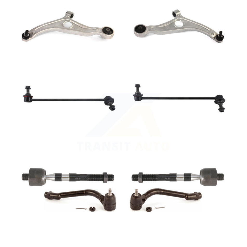 Front Lower Control Arm Ball Joint Assembly Tie Rod End Link Kit (8Pc) For Hyundai Sonata KTR-105586