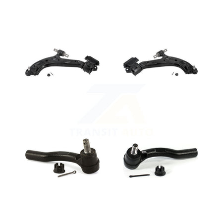 Front Lower Control Arm Assembly And Outer Tie Rod End Kit For 2012-2014 Honda CR-V KTR-105596