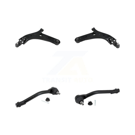 Front Lower Control Arm Assembly And Outer Tie Rod End Kit For 2015-2021 Kia Sedona KTR-105597