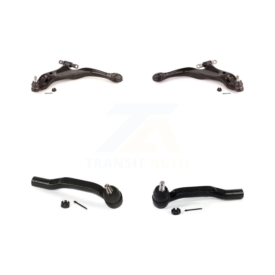 Front Lower Control Arm Assembly Outer Tie Rod End Kit For 2003 Toyota Sienna From 01 03 KTR-105599
