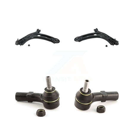 Front Lower Control Arm Assembly Outer Tie Rod End Kit For 2022-2023 Volkswagen Taos FWD KTR-105604