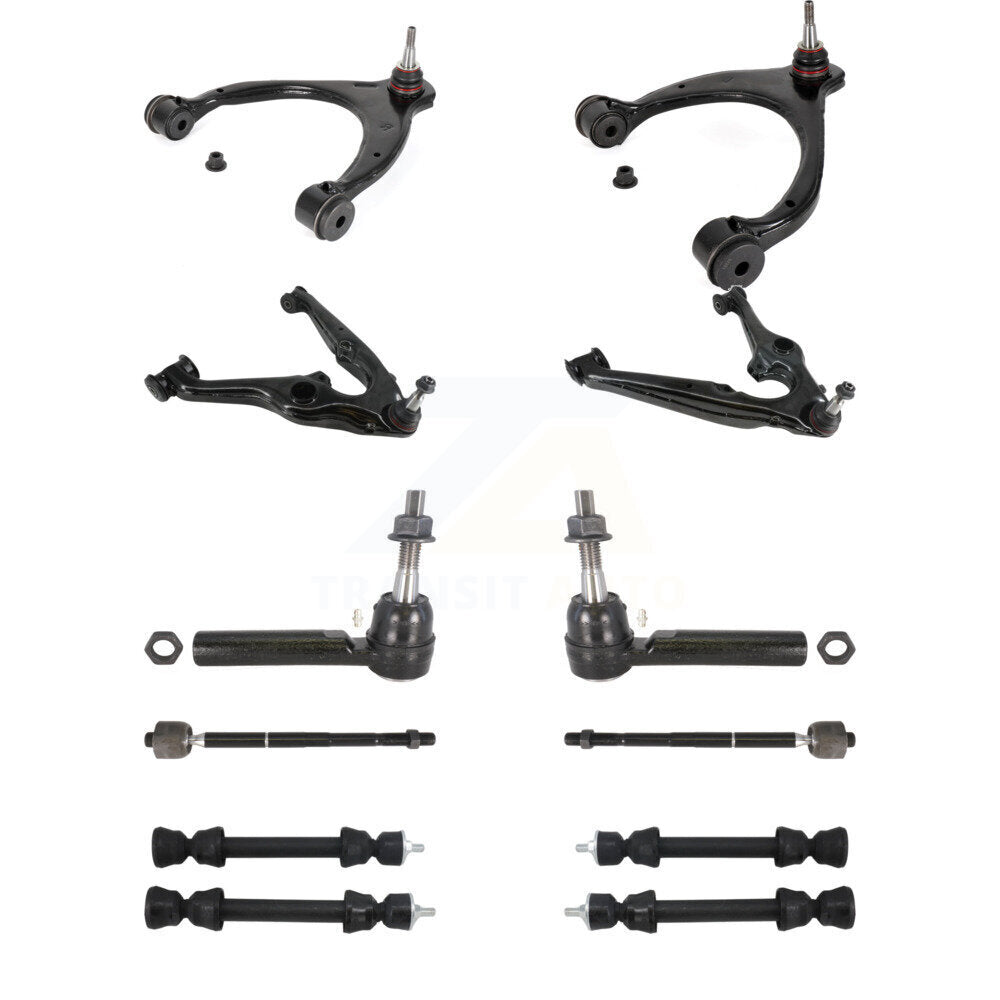 Front Control Arms Lower Ball Joints Tie Rods Link Sway Bar Kit (10Pc) For Chevrolet GMC KTR-105615