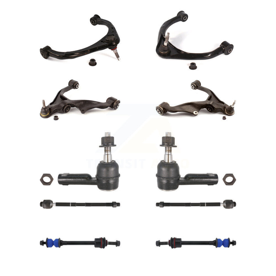 Front Control Arms & Lower Ball Joints Tie Rods Link Sway Bar Kit (10Pc) For Ram 1500 4WD KTR-105619