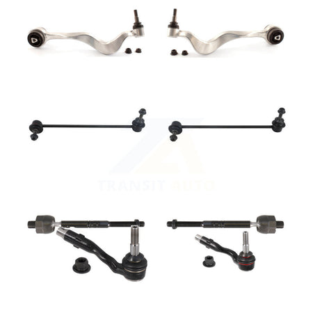 Front Lower Forward Control Arm & Ball Joint Tie Rod End Link Kit (8Pc) For 2011 BMW 550i KTR-105621