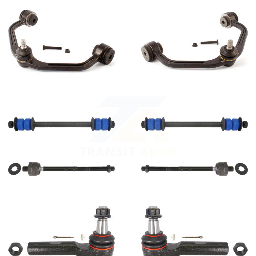 Front Suspension Upper Control Arm Ball Joint Tie Rod End Link Kit (8Pc) For Ford Ranger KTR-105627