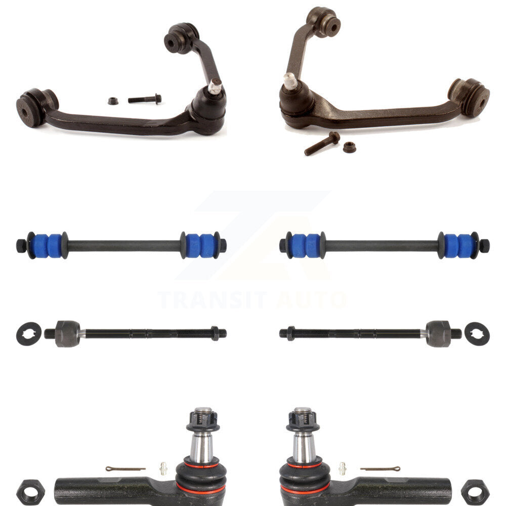 Front Suspension Upper Control Arm Ball Joint Tie Rod End Link Kit (8Pc) For Ford Ranger KTR-105628