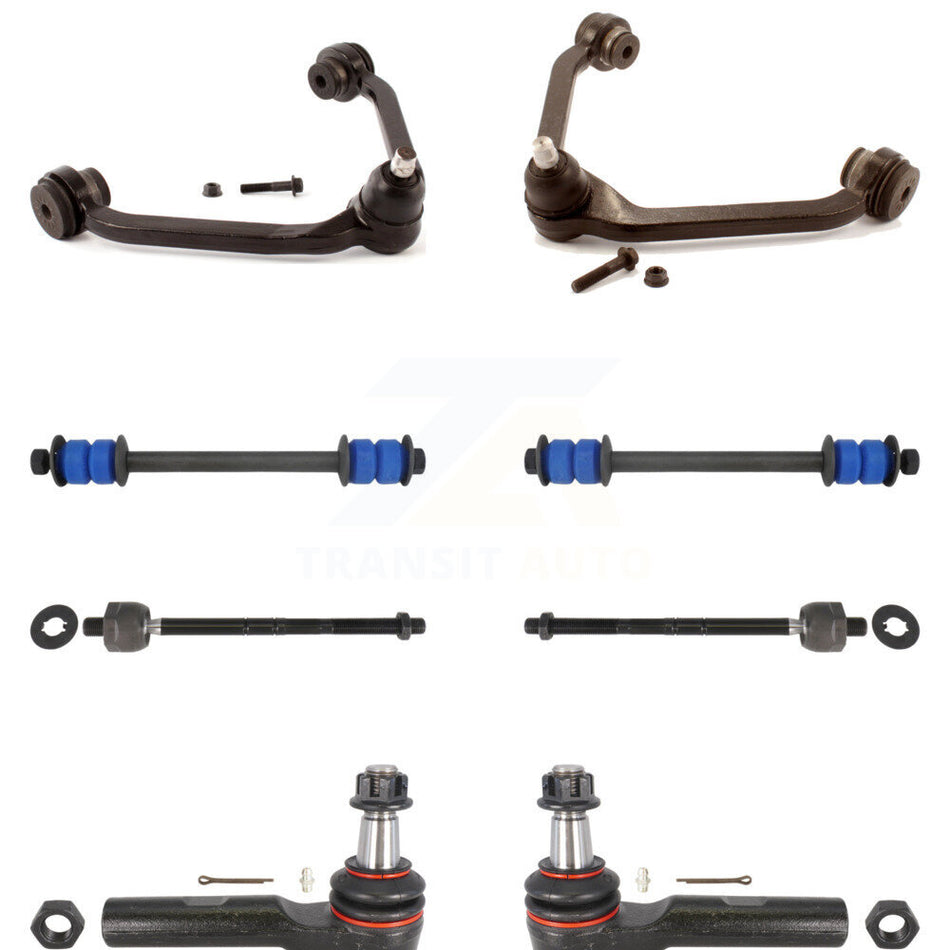 Front Suspension Upper Control Arm Ball Joint Tie Rod End Link Kit (8Pc) For Ford Ranger KTR-105628