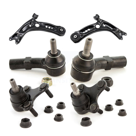 Front Lower Control Arm Tie Rod End And Ball Joint Kit (6Pc) For Volkswagen Jetta Audi A3 KTR-105639