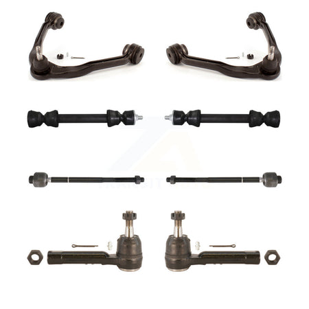 Front Upper Control Arm And Ball Joint Tie Rod End Link Kit For GMC Sierra 1500 Chevrolet KTR-105661