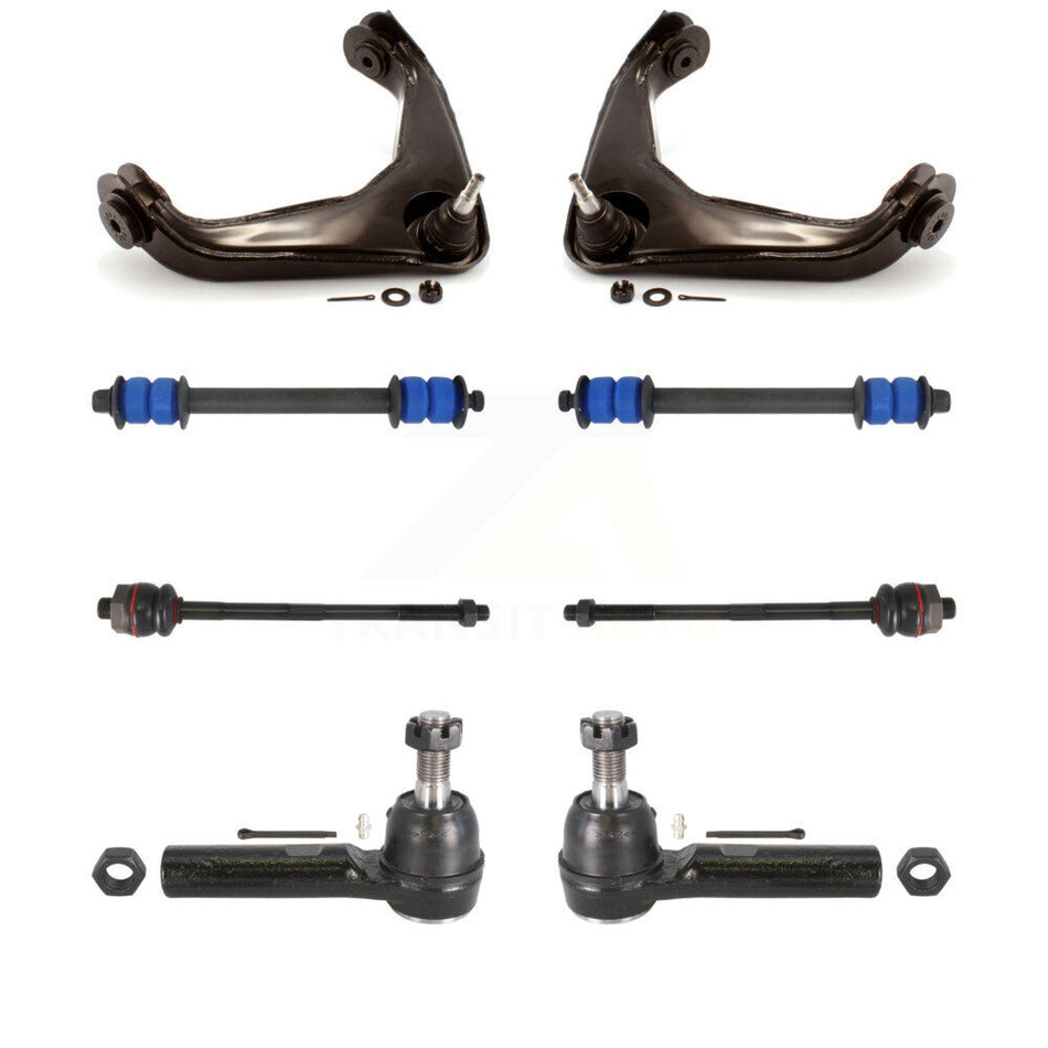 Front Upper Control Arm & Ball Joint Tie Rod End Link Kit For Chevrolet Suburban 3500 HD KTR-105662