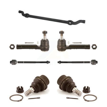 Front Inner Outer Tie Rods Center Link & Lower Ball Joints Kit For GMC Sierra 1500 KTR-105679