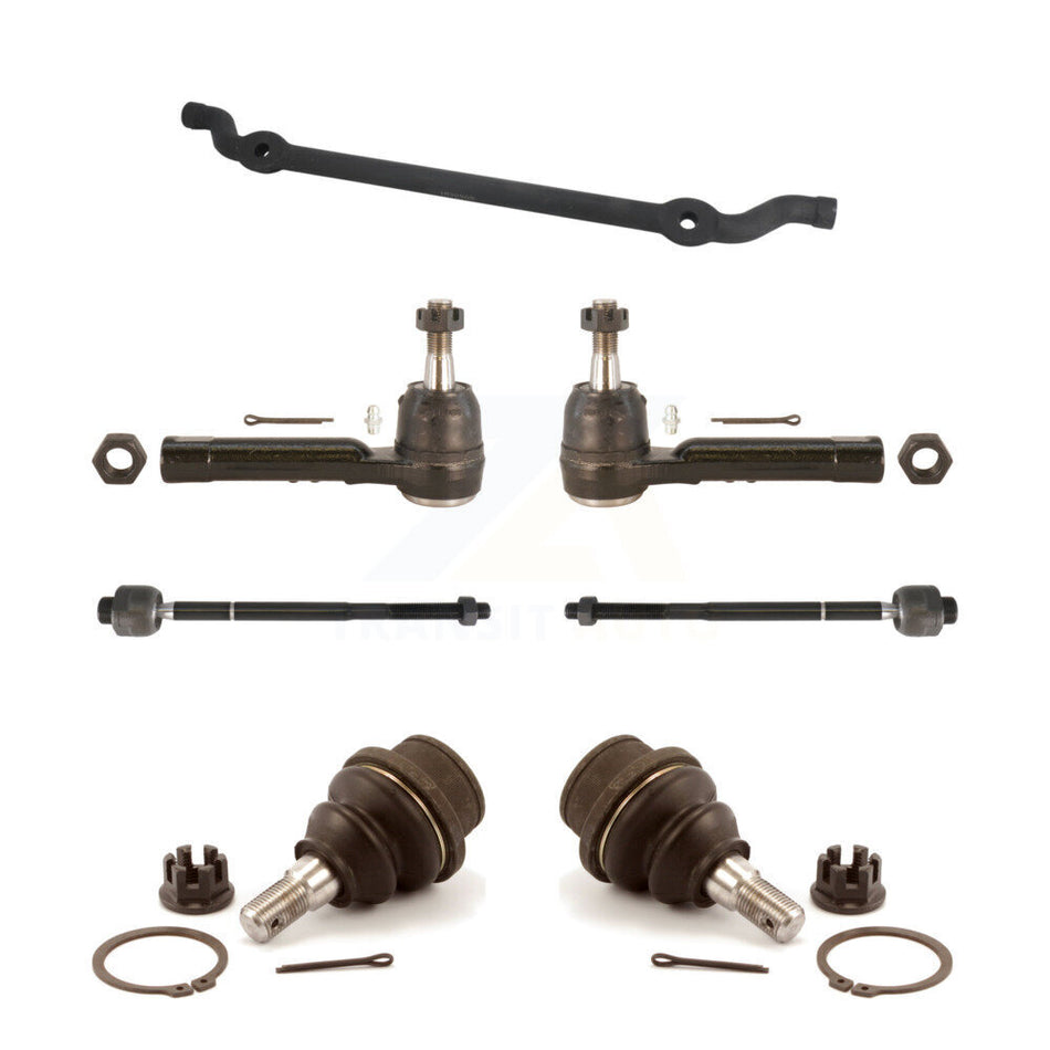 Front Inner Outer Tie Rods Center Link & Lower Ball Joints Kit For GMC Sierra 1500 KTR-105679
