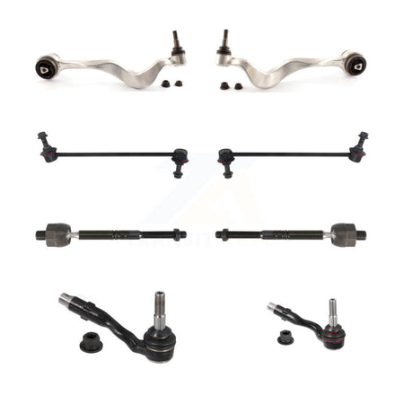 Front Lower Forward Control Arm & Ball Joint Tie Rod End Link Kit (8Pc) For 2011 BMW 550i KTR-105682