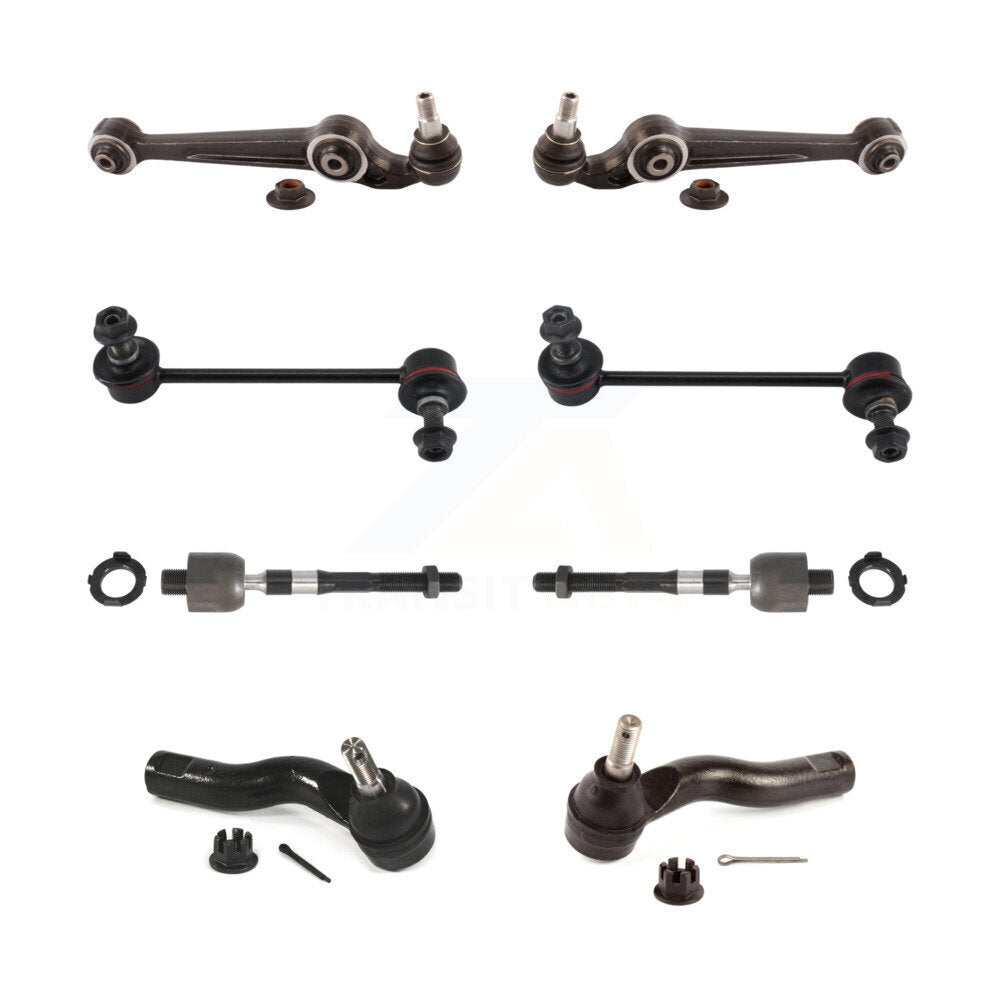 Front Lower Forward Control Arm & Ball Joint Tie Rod End Link Kit (8Pc) For Mazda 6 Ford KTR-105687