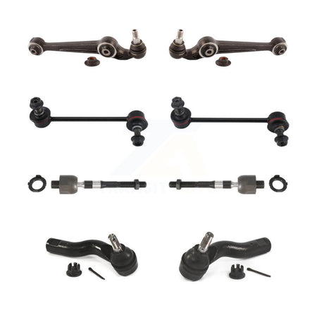 Front Lower Forward Control Arm & Ball Joint Tie Rod End Link Kit (8Pc) For Mazda 6 Ford KTR-105688