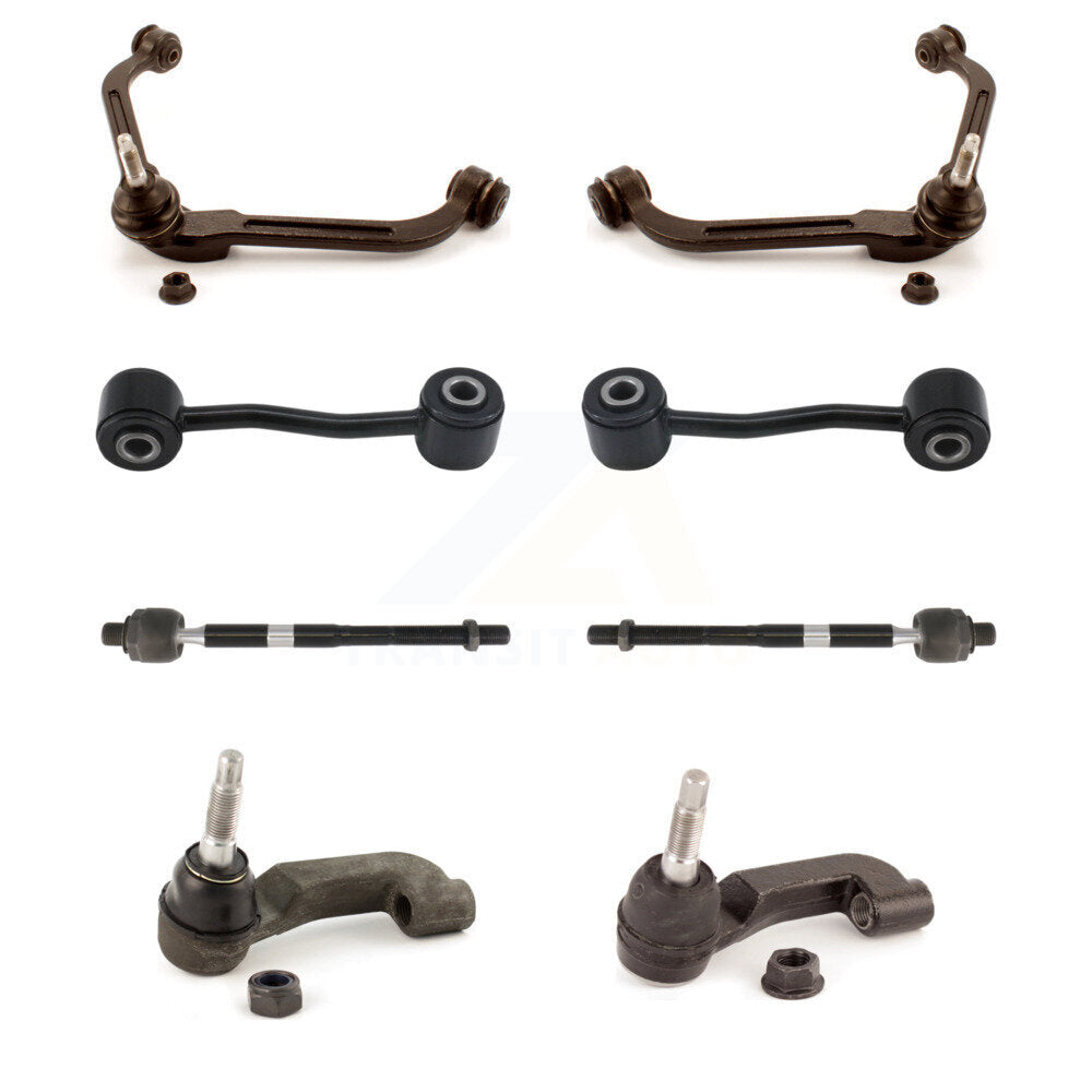 Front Upper Control Arm Ball Joint Tie Rod End Link Kit (8Pc) For 2006-2007 Jeep Liberty KTR-105717