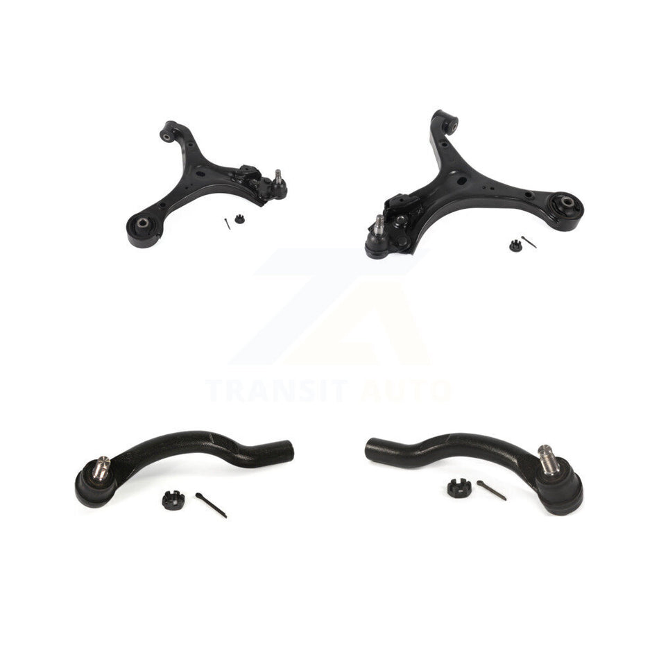 Front Suspension Lower Control Arm Assembly And Tie Rod End Kit For 2020-2022 Acura ILX KTR-105743