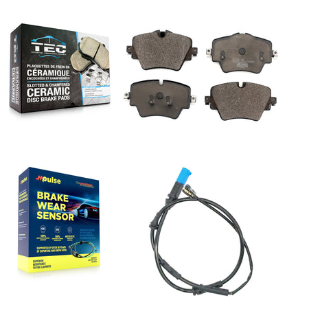 Front Ceramic Disc Brake Pads And Wear Sensors Kit For BMW X3 X4 KTW-100074