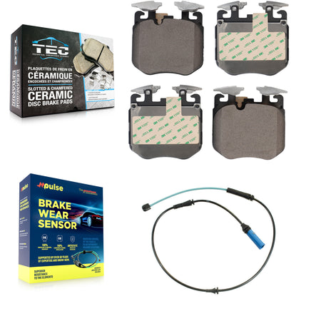 Front Ceramic Brake Pad & Wear Sensor Kit For BMW 540i xDrive 750i M550i M850i Gran Coupe KTW-100094