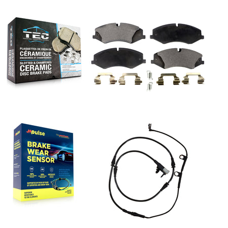 Front Ceramic Disc Brake Pad Wear Sensor Kit For Land Rover Range Sport with Brembo KTW-100176