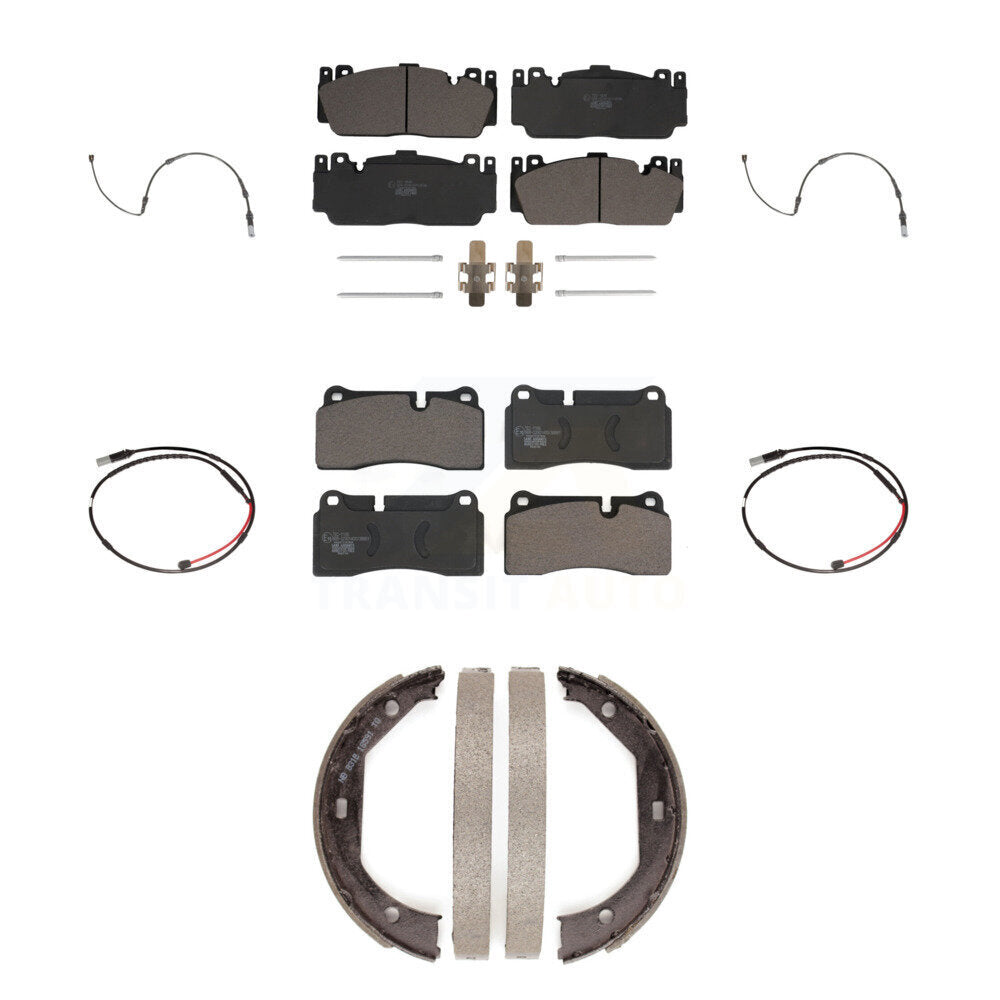 Front Rear Ceramic Disc Brake Pads And Wear Sensors Kit (7Pc) For BMW M3 M2 KTW-100805