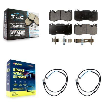 Front Ceramic Brake Pad Wear Sensor Kit For Land Rover Range Sport 5.0L with Supercharged KTW-100931