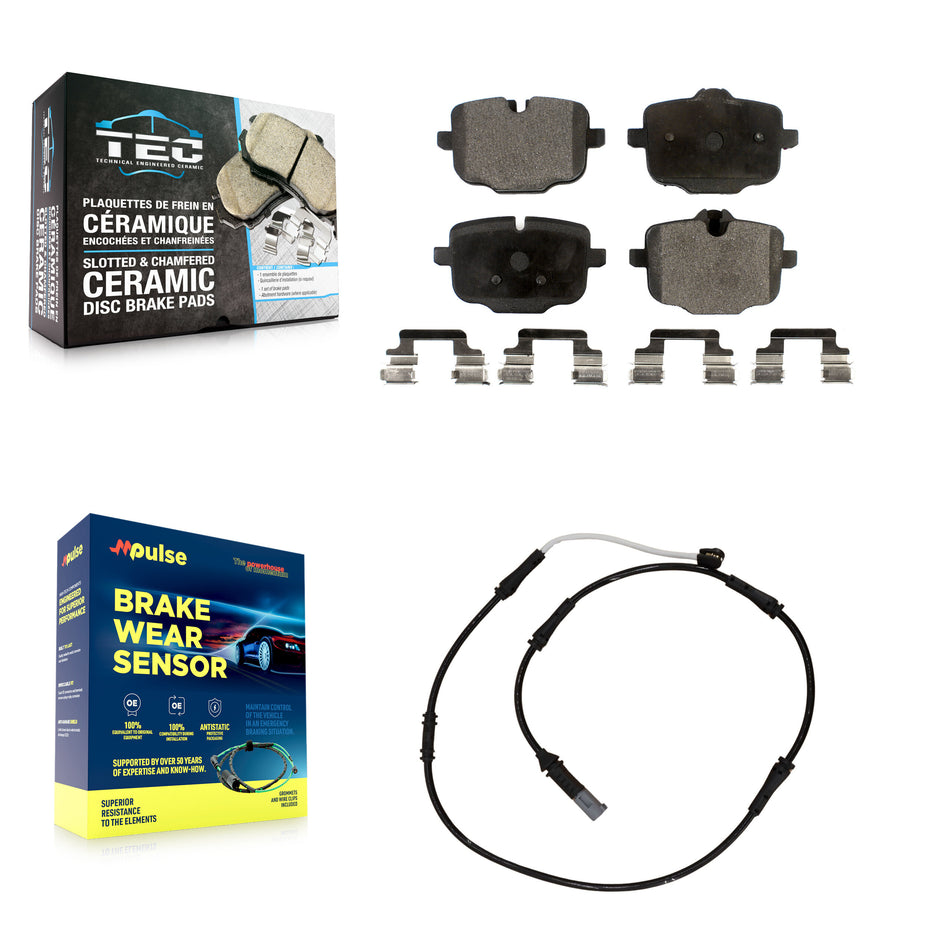 Rear Ceramic Disc Brake Pads And Wear Sensors Kit For BMW M5 M6 Gran Coupe KTW-101089