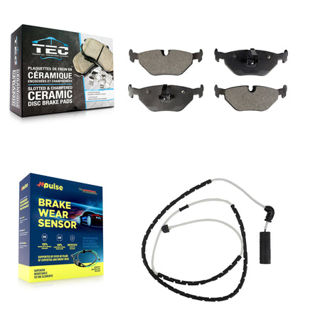 Rear Ceramic Disc Brake Pads And Wear Sensors Kit For BMW Z4 KTW-101102