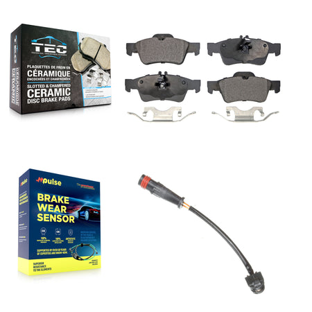Rear Ceramic Disc Brake Pads And Wear Sensors Kit For Mercedes-Benz SL63 AMG SL65 KTW-101144