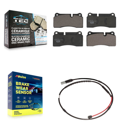 Rear Ceramic Disc Brake Pad & Wear Sensor Kit For BMW M3 M2 With Composite Brakes KTW-101165