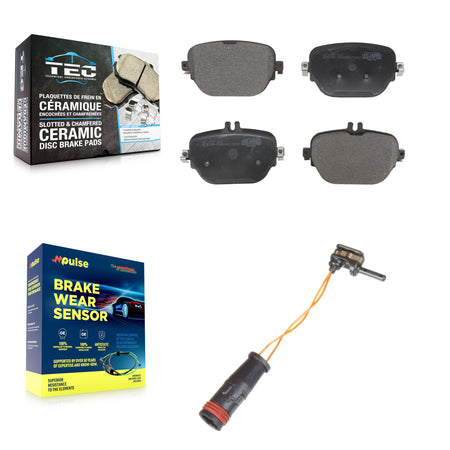 Rear Ceramic Brake Pad Wear Sensor Kit For Mercedes-Benz E63 AMG S 4.0L with Disc KTW-101192
