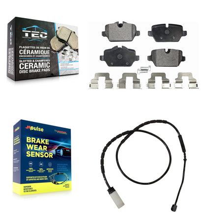 Rear Ceramic Disc Brake Pads And Wear Sensors Kit For Mini Cooper Countryman Paceman KTW-101239