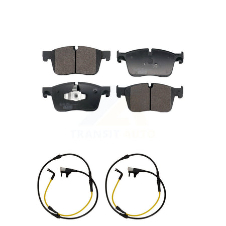 Front Ceramic Disc Brake Pad And Wear Sensor Kit For Jaguar F-Pace Land Rover Range Velar KTW-101557