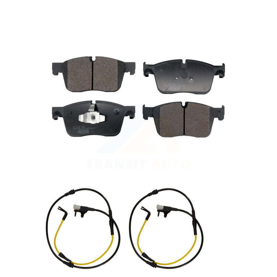Front Ceramic Disc Brake Pad And Wear Sensor Kit For Jaguar F-Pace Land Rover Range Velar KTW-101557