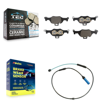Front Ceramic Disc Brake Pads And Wear Sensors Kit For BMW 530i xDrive 540i 530e 540d KTW-101716