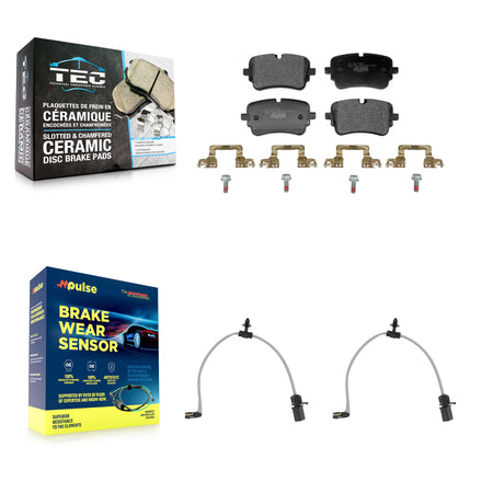 Rear Ceramic Disc Brake Pad And Wear Sensor Kit For Audi e-tron Quattro Sportback S6 S7 S KTW-101724