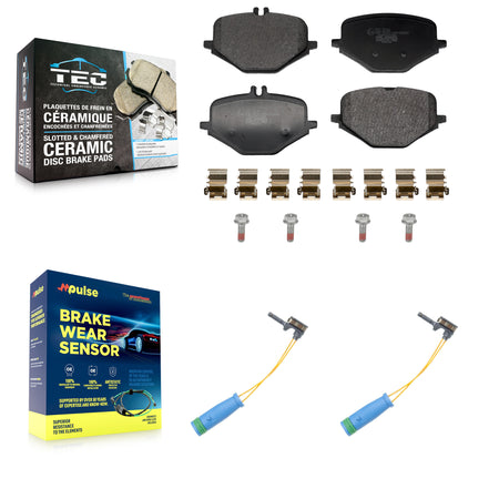 Rear Ceramic Disc Brake Pad Wear Sensor Kit For Mercedes-Benz G63 AMG GLE63 S GLS63 GLE53 KTW-101733