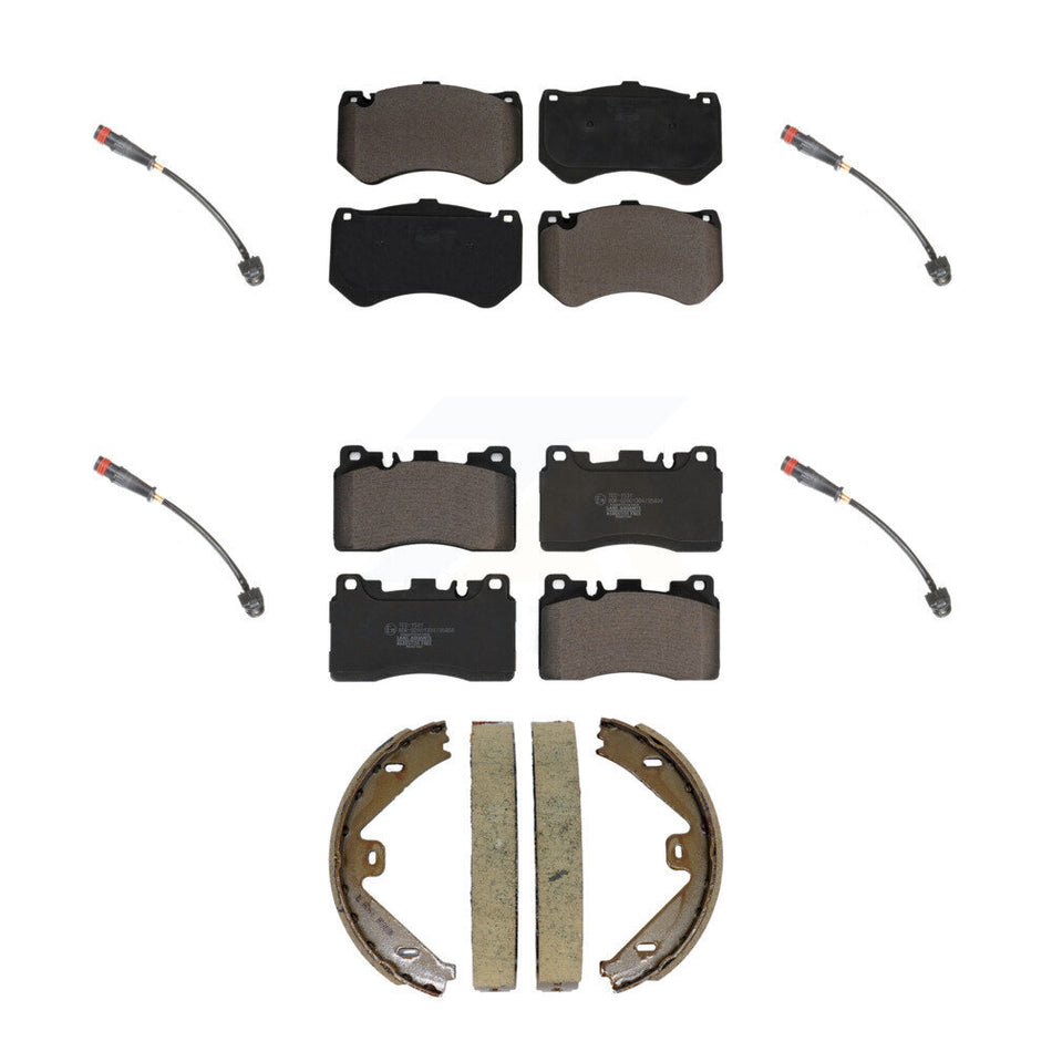 Front Rear Ceramic Disc Brake Pad Wear Sensor Kit (7Pc) For Mercedes-Benz E63 AMG S CLS63 KTW-101824