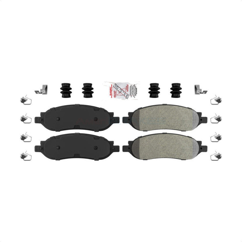 Rear Semi-Metallic Disc Brake Pads NWF-ASD1068 For 2005-2007 Ford F-350 Super Duty F-250