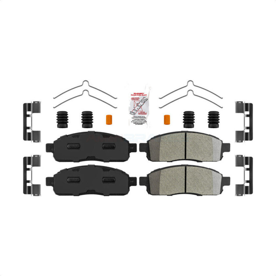 Front Semi-Metallic Disc Brake Pads NWF-ASD1083 For Ford F-150 Lincoln Mark LT