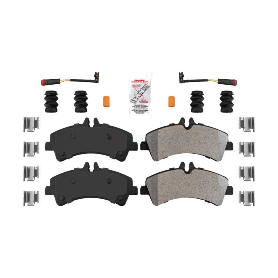 Rear Semi-Metallic Disc Brake Pads NWF-ASD1318 For Sprinter 3500 Mercedes-Benz Freightliner Dodge by AmeriBRAKES