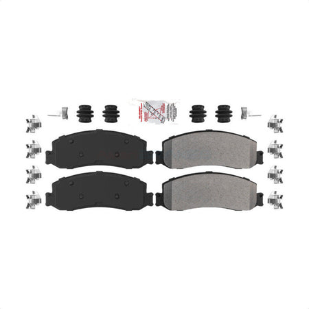 Front Semi-Metallic Disc Brake Pads NWF-ASD1333A For Ford F-250 Super Duty F-350 by AmeriBRAKES