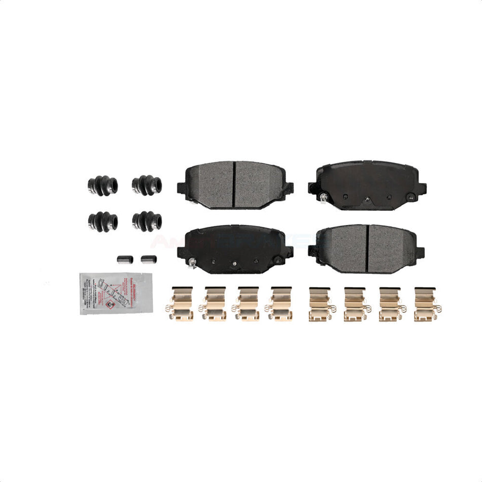 Rear Semi-Metallic Disc Brake Pads NWF-ASD1596 For Dodge Grand Caravan Journey Chrysler Town & Ram