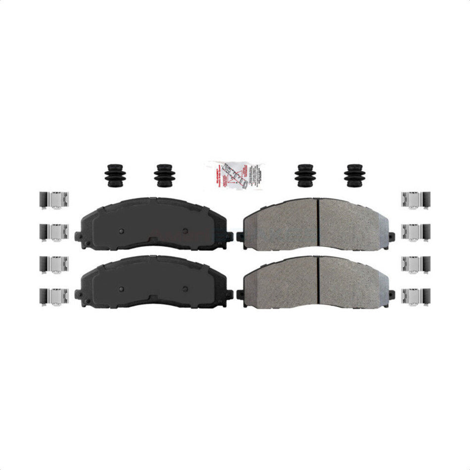 Front Semi-Metallic Disc Brake Pads NWF-ASD1680 For Ford F-350 Super Duty F-250 F-450