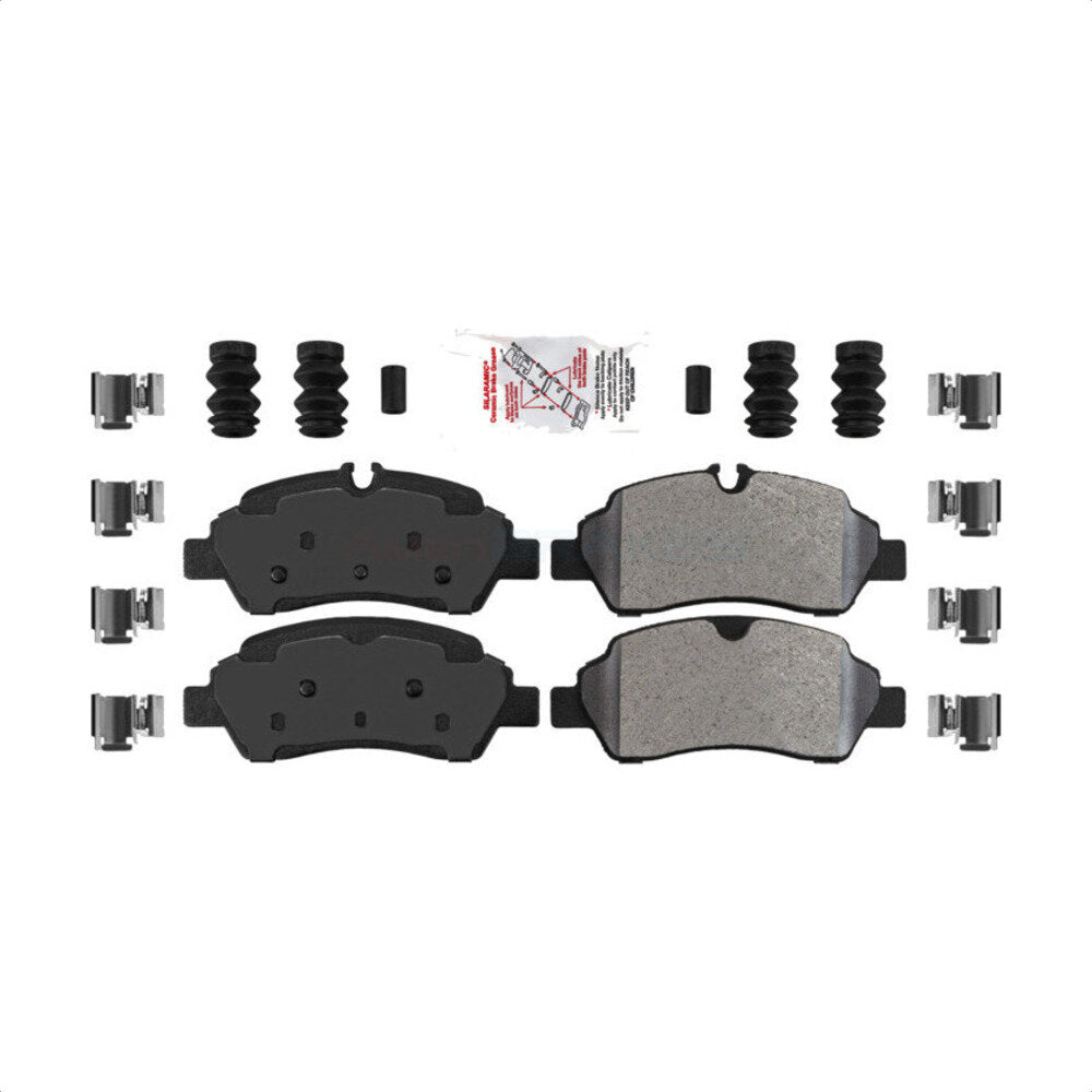 Rear Semi-Metallic Disc Brake Pads NWF-ASD1775 For 2015-2019 Ford Transit-250 Transit-350 Transit-150 HD by AmeriBRAKES