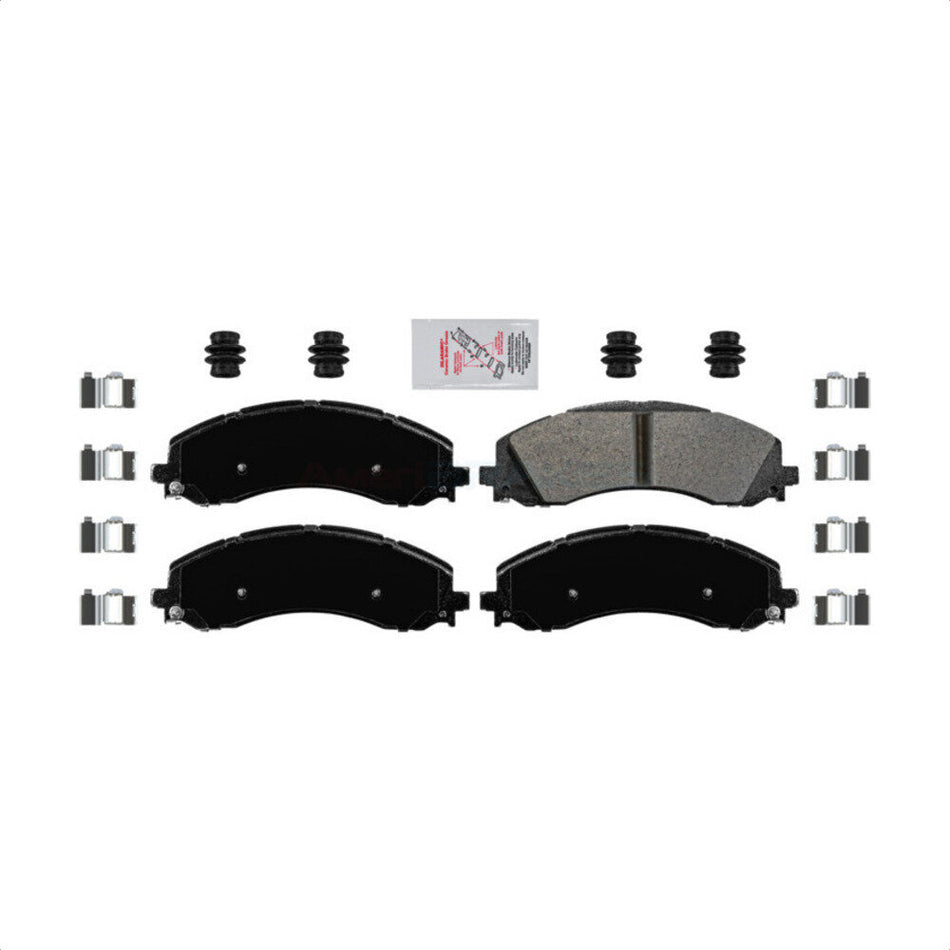 Front Semi-Metallic Disc Brake Pads NWF-ASD2223 For 2019-2022 Ram 2500 3500 by AmeriBRAKES